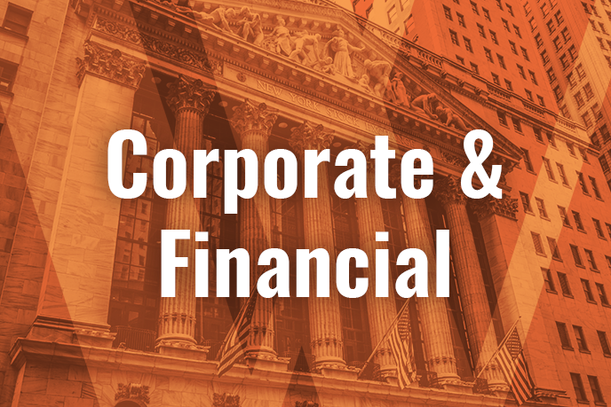 Corporate & Financial News Graphic